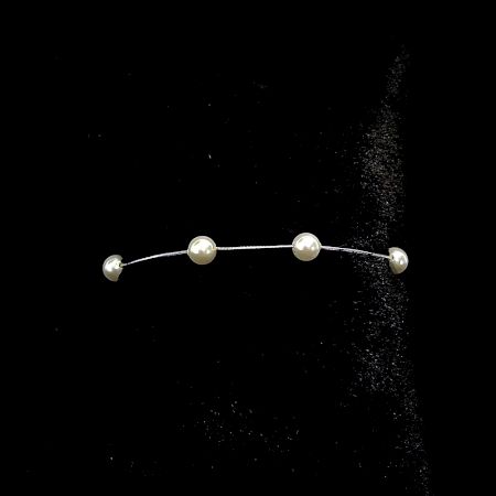 Handmade Minimal 92.5 Sterling Silver Pearly Bracelet